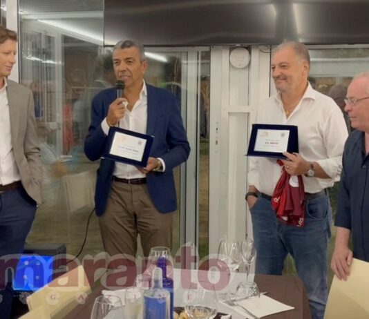 L’Arezzo a cena con gli sponsor e gli imprenditori: “Che sia di buon auspicio”