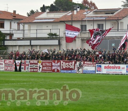 Castello-Arezzo anticipata a sabato. 600 biglietti in arrivo per i tifosi amaranto