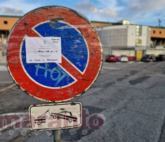 Domenica sarà chiuso il parcheggio dello stadio. Cancelli aperti dalle ore 13