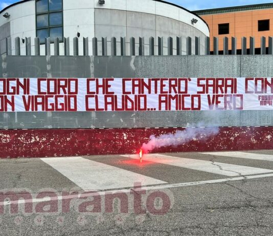 Il settore deserto, il ricordo di Claudio, le tshirt per ringraziare i tifosi. Una domenica malinconica