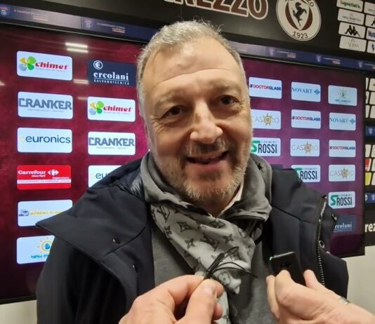 VIDEO / Manzo pretende un altro Arezzo: “Non ci sono più alibi per nessuno. C’è soltanto da vincere”