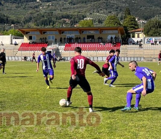 Castiglion Fiorentino omaggia l’Arezzo. Gli amaranto vincono 2-1 al “Faralli”