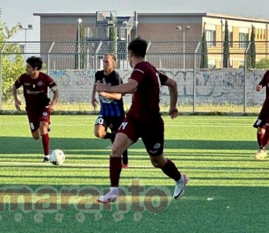 Amaranto battuti 2-1 dal Latina nell’ultimo test precampionato. Gol di Castiglia