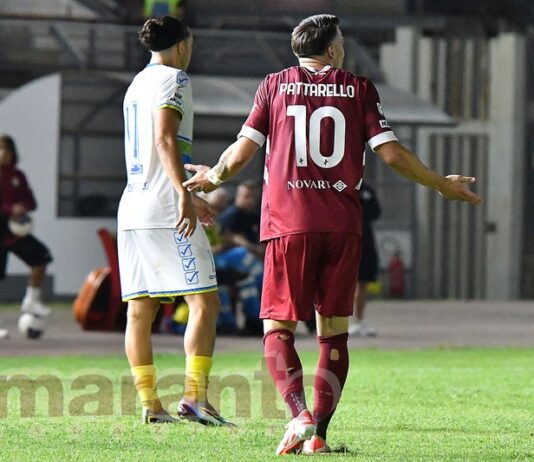 Un turno di squalifica per Pattarello. Multa alla società per i cori contro le forze dell’ordine