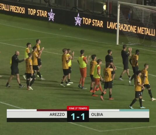 VIDEO / Arezzo-Olbia 1-1, la sintesi e i gol della partita