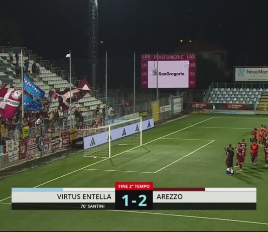 VIDEO / Virtus Entella-Arezzo 1-2, la sintesi e i gol della partita
