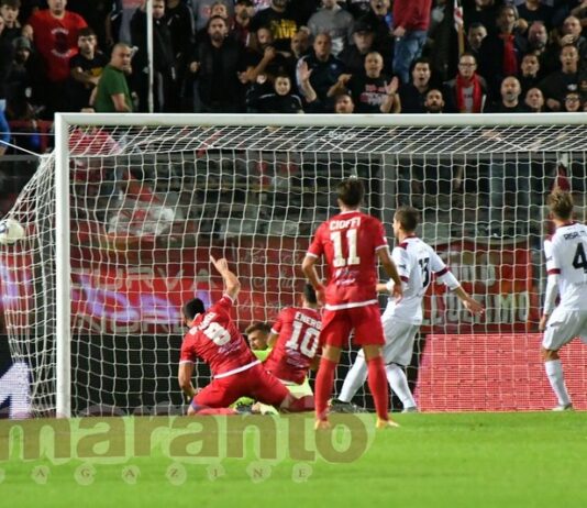 Ancona si conferma campo stregato. L’Arezzo perde malissimo, è un 3-0 pesante