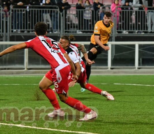 Non basta uno scatenato Pattarello. La Vis Pesaro agguanta il pareggio al novantesimo