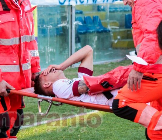 Coccia, l’infortunio è serio. Frattura scomposta di ulna e radio, deve operarsi anche lui