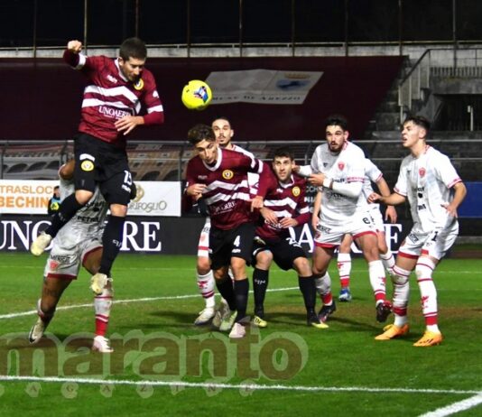 Partitone dell’Arezzo. Risaliti la sblocca, Gucci la chiude. Battuto il Perugia dopo 15 anni