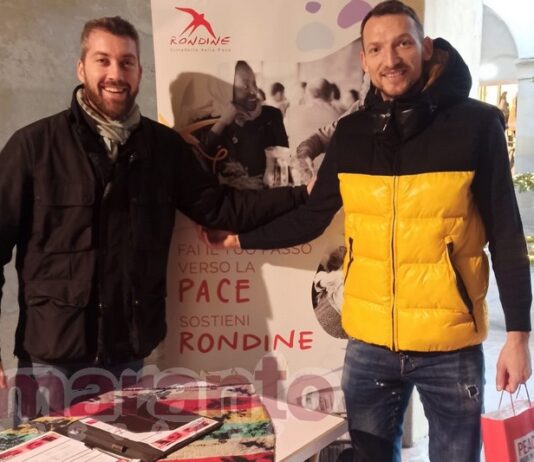 Il bel gesto di Kozak. Donazione per il progetto di pace della cittadella di Rondine