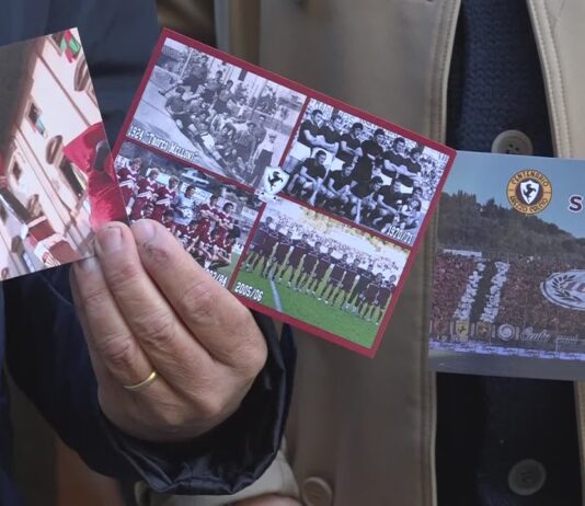 VIDEO / Ecco l’annullo filatelico per la lancia d’oro dedicata al centenario