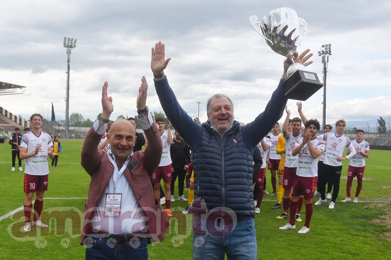 Il presidente Manzo - Arezzo-Trestina 0-2 (30 aprile)
