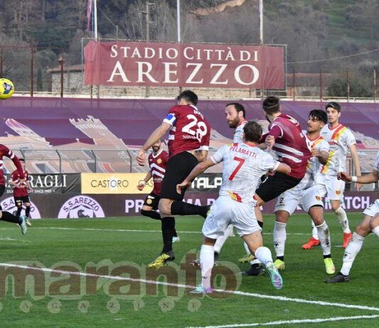 Doppietta e doppia cifra. Gucci rilancia l’Arezzo: Recanatese battuta 2-0