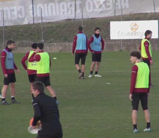VIDEO / Amaranto al lavoro a Rigutino. Con l’Ancona rotazioni obbligate in difesa