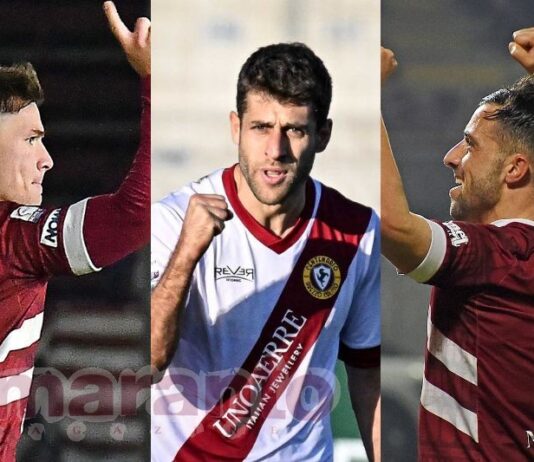 Il tridente amaranto tra i migliori del girone. Potenza, fantasia e 26 gol (per adesso)