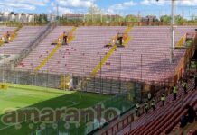 Trasferta di Perugia, disposto il divieto. Orgoglio Amaranto prepara il ricorso d’urgenza