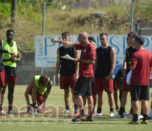 FOTOGALLERY / I primi allenamenti degli amaranto a Rigutino