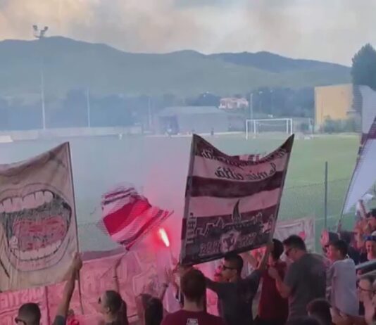 VIDEO / Di Armini il primo gol della nuova stagione. Tanta gente a Rigutino, striscione per Foglia