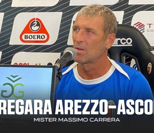 VIDEO / Carrera alla vigilia di Coppa: “Arezzo squadra tosta. Voglio un Ascoli compatto”