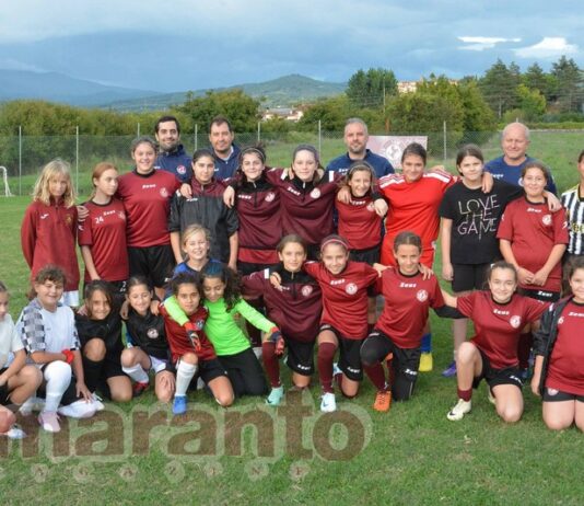 A Ceciliano il primo giorno di allenamenti per la scuola calcio dell’Acf Arezzo