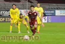 Da quasi sessant’anni al Comunale finisce in parità. Di Scazzola e Tarantini gli ultimi gol vittoria