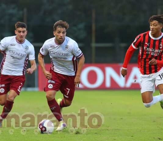 Più ombre che luci contro il Milan Futuro. Gucci salva l’Arezzo dalla sconfitta (2-2)