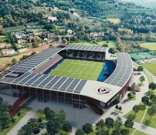 VIDEO / Arezzo, ecco come sarà lo stadio nel 2030. Il rendering animato del progetto