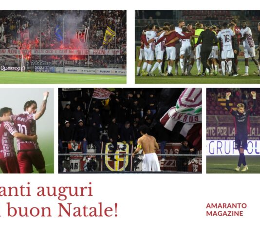 Buone feste e un brindisi colorato d’amaranto a tutti i tifosi dell’Arezzo