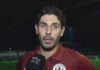 VIDEO / Per Settembrini 400 presenze tra i professionisti. Il grande traguardo del capitano