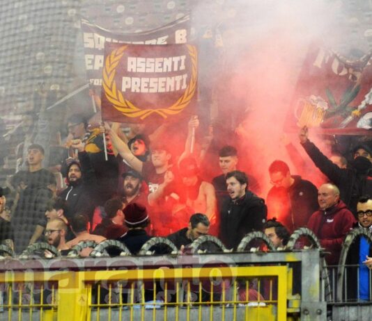 Un’altra trasferta senza tifosi al seguito. Terni come Sassari, settore ospiti vuoto