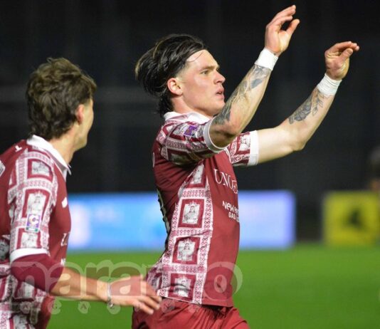 Brutta partita senza i tifosi della curva sud. Decisivo un lampo del solito Pattarello (1-0)