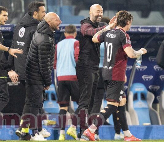 Traiettoria perfetta, palla sotto l’incrocio dei pali. Per Pattarello primo gol su punizione