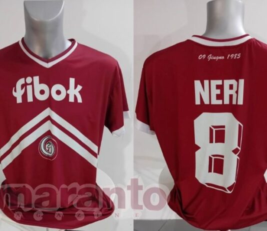 Una maglia speciale per ricordare la rovesciata dei sogni. Edizione limitata, iniziativa benefica