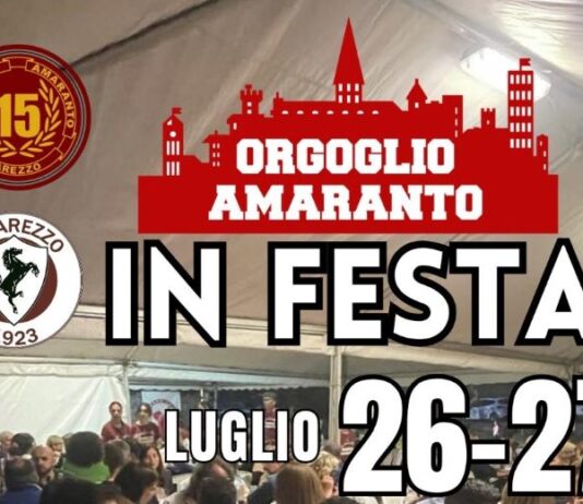 Il 25 ed il 26 luglio torna ‘Orgoglio Amaranto in festa’. Ecco il programma completo