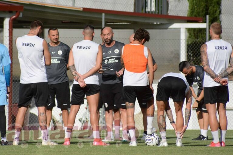 FOTOGALLERY / Gli amaranto tornano ad allenarsi a Rigutino