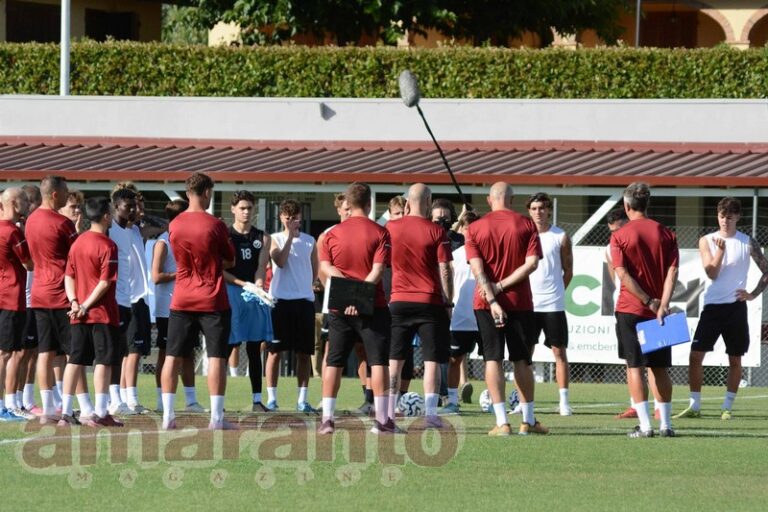 Primo allenamento a Rigutino