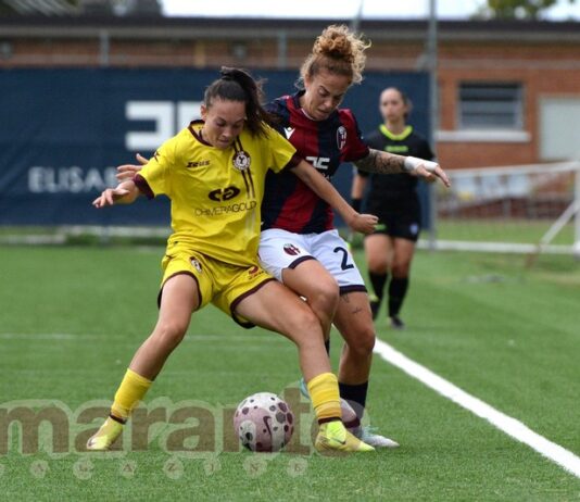 Amaranto sconfitte a Bologna in amichevole. Il 30 agosto nuovo test contro la Roma Primavera