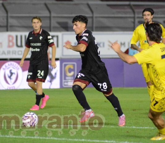 Iaccarino l’aveva piazzata sotto l’incrocio dei pali. Niente gol ma giocata di grande qualità