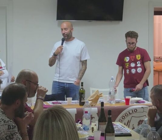 VIDEO / Bucchi a cena con Orgoglio Amaranto. Una serata di feeling e buoni propositi