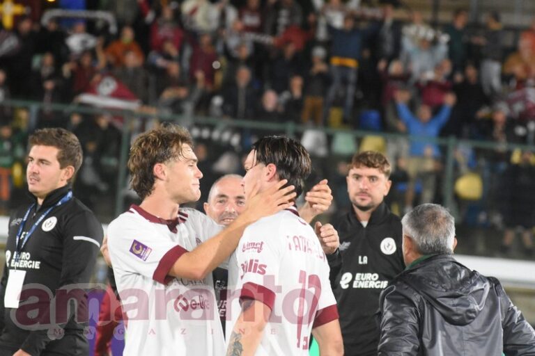 E’ un Arezzo pazzo. Brutto approccio, va sotto e poi dilaga. Pattarello doppietta, finisce 2-4