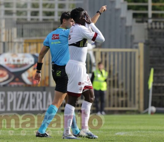 Amaranto già al lavoro, da valutare il ginocchio di Mawuli. A rischio la trasferta dei tifosi a Terni