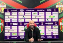 VIDEO / Bucchi: “Primo tempo sotto ritmo, pagata la stanchezza. Il fallo di Varela? C’era”