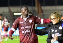 Frattura allo zigomo per Mawuli: fuori un mese. Ricorso contro i 2 turni di squalifica a Iaccarino