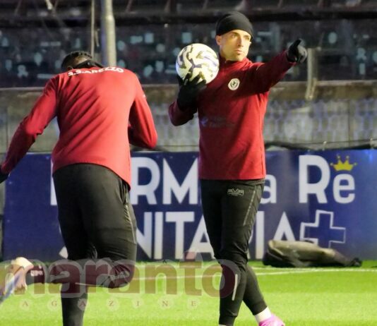 Archiviata la Coppa Italia, amaranto al lavoro per la Samb. Probabile ritorno al 433
