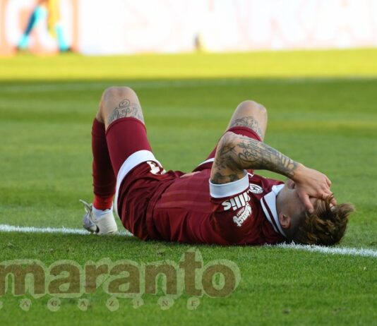 Amaranto già al lavoro, mercoledì c’è la Coppa Italia. Le assenze limitano il turn over