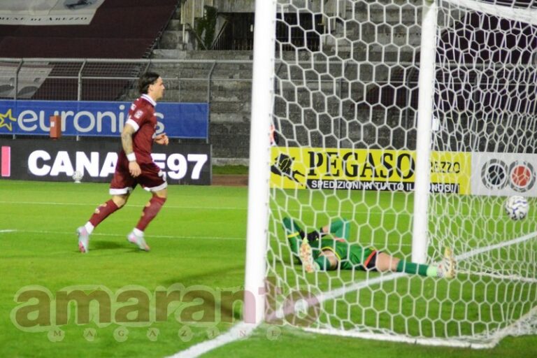 L’Arezzo incerottato si prende tre punti fondamentali. Pattarello e Cianci in gol, Bra ko