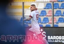 Tocco morbido di sinistro e palla nell’angolino. Per Ravasio quinto gol da subentrato in stagione