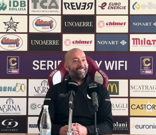 VIDEO / Bucchi: “Conosco Tisci, sarà una partita dura. Formazione? Forse cambierò qualcosa”