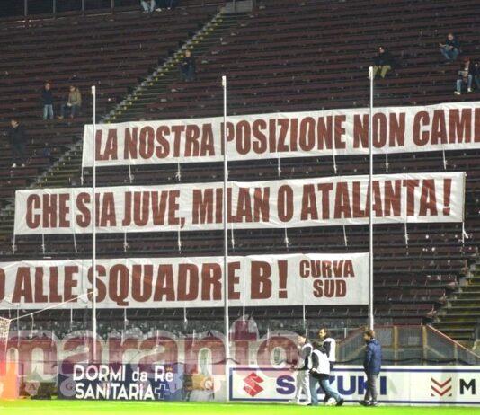 Protesta contro le squadre B, nessun passo indietro. I gruppi della sud disertano lo stadio